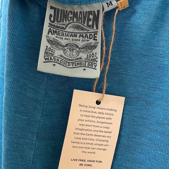 Jungmaven 100% Hemp Sespe Short (NWT)- Turquoise - Picture 4 of 9